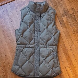 The North Face Women's Olive Quilted Down Vest